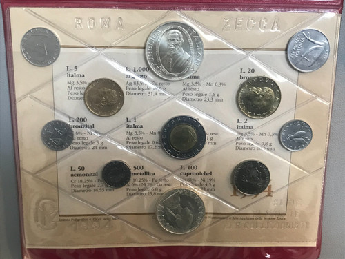 Serie valori italia - italia, 1994