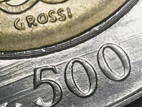 500 lire 1993 errore - errore,