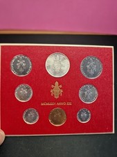 7 VALORI CON 500 LIRE ARGENTO