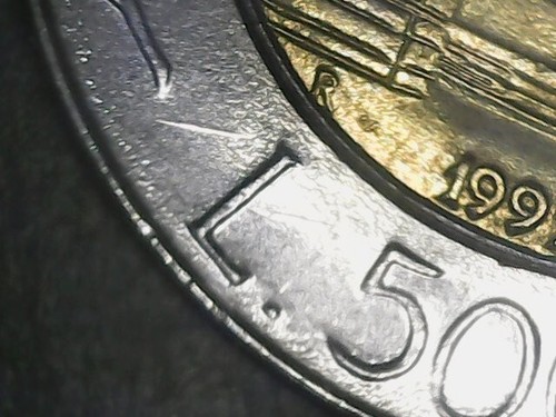 500 lire 1991 con - lire,
