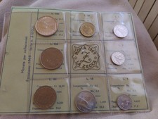 Serie 8 Valori Italia 1969 con