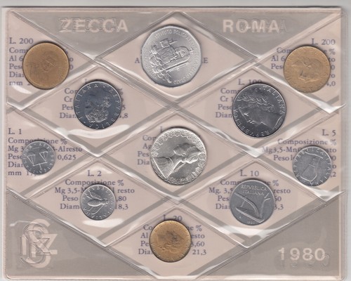 Serie valori set italia - valori,