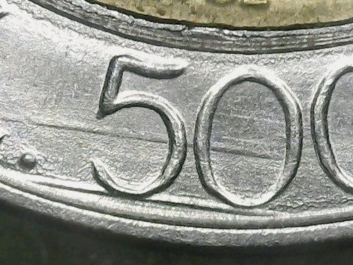 500 lire 1982 - 1982, linee