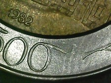 500 LIRE 1982 ERRORE -