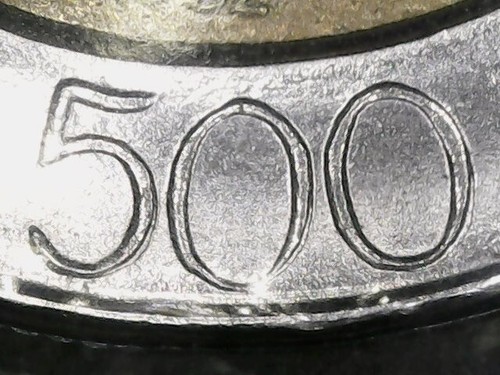 500 lire 1982 errore - 500,